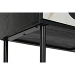 Schrank Home ESPRIT Weiß Schwarz Metall Tanne 100 x 40 x 170 cm