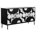 Anrichte Home ESPRIT Metall Tanne 160 x 40 x 80 cm