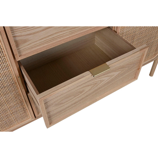 Anrichte Home ESPRIT Rattan Tanne 136 x 38 x 80 cm