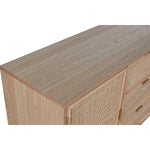 Anrichte Home ESPRIT Rattan Tanne 136 x 38 x 80 cm