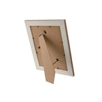 Fotorahmen Home ESPRIT Weiß Beige Kristall polystyrol Marmor Skandinavisch 26 x 2 x 31 cm (4 Stück)