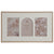 Fotorahmen Home ESPRIT Beige Kristall Holz MDF Skandinavisch 39 X 2 X 24 cm