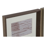 Fotorahmen Home ESPRIT Weiß Braun Grau Kristall polystyrol Urban 23 X 3 X 41 cm (2 Stück)
