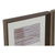 Fotorahmen Home ESPRIT Weiß Braun Grau Kristall polystyrol Urban 23 X 3 X 41 cm (2 Stück)