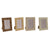 Fotorahmen Home ESPRIT Braun Beige natürlich Elfenbein Kristall polystyrol Skandinavisch 15,5 X 2 X 20,5 cm (4 Stück)