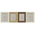 Fotorahmen Home ESPRIT Beige natürlich Kristall polystyrol Scandi 18,5 x 2 x 23,5 cm (4 Stück)