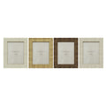 Fotorahmen Home ESPRIT Beige natürlich Kristall polystyrol Skandinavisch 20,5 x 2 x 25,5 cm (4 Stück)