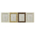Fotorahmen Home ESPRIT Beige natürlich Kristall polystyrol Skandinavisch 20,5 x 2 x 25,5 cm (4 Stück)