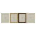 Fotorahmen Home ESPRIT Beige natürlich Kristall polystyrol Skandinavisch 25,5 X 2 X 30,5 cm (4 Stück)