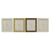 Fotorahmen Home ESPRIT Beige natürlich Kristall polystyrol Skandinavisch 25,5 X 2 X 30,5 cm (4 Stück)