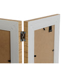 Fotorahmen Home ESPRIT Braun Beige natürlich Elfenbein Kristall polystyrol Skandinavisch 31 X 2 X 21 cm (4 Stück)