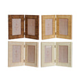 Fotorahmen Home ESPRIT Braun Beige natürlich Elfenbein Kristall polystyrol Skandinavisch 31 X 2 X 21 cm (4 Stück)