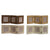 Fotorahmen Home ESPRIT Braun Beige natürlich Elfenbein Kristall polystyrol 47 X 2 X 16 cm (4 Stück)