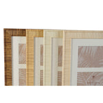 Fotorahmen Home ESPRIT Weiß Braun Beige natürlich Kristall polystyrol Skandinavisch 26 X 2 X 44 cm (4 Stück)