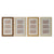 Fotorahmen Home ESPRIT Weiß Braun Beige natürlich Kristall polystyrol Skandinavisch 26 X 2 X 44 cm (4 Stück)