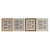 Fotorahmen Home ESPRIT Braun Beige natürlich Elfenbein Kristall polystyrol Skandinavisch 34 X 2 X 38 cm (4 Stück)