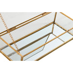 Box-Schmuckkästchen Home ESPRIT Gold Metall Kristall 23 X 10 X 5,5 cm