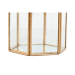 Box-Schmuckkästchen Home ESPRIT Gold Metall Kristall 9,2 X 8,2 X 9,5 cm