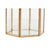 Box-Schmuckkästchen Home ESPRIT Gold Metall Kristall 9,2 X 8,2 X 9,5 cm