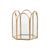Box-Schmuckkästchen Home ESPRIT Gold Metall Kristall 9,2 X 8,2 X 9,5 cm