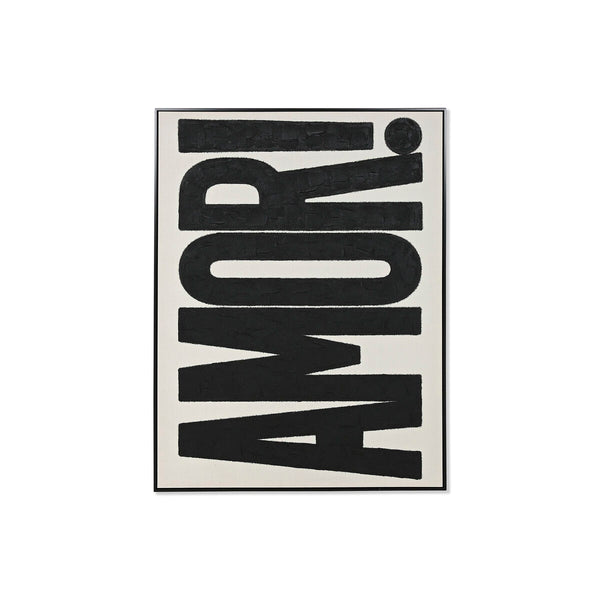 Leinwand Home ESPRIT Amor! polystyrol Leinwand 103 x 4,5 x 143 cm