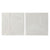 Wanddekoration Home ESPRIT Weiß Moderne 80 x 4 x 80 cm (2 Stück)