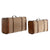 Truhensatz Home ESPRIT Braun Beige Polyester Holz 60 x 37 x 24 cm