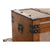Truhensatz Home ESPRIT Braun Beige Polyester Holz 80 x 49 x 45 cm (3 Stück)