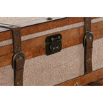 Truhensatz Home ESPRIT Braun Beige Polyester Holz 80 x 49 x 45 cm (3 Stück)