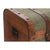 Truhensatz Home ESPRIT grün Bunt Holz Leinwand Tropical 60 x 43,5 x 42 cm (3 Stück)