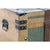 Truhensatz Home ESPRIT grün Holz Leinwand Tropical 81 x 50 x 45 cm (3 Stück)