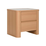 Nachttisch Home ESPRIT natürlich Hellgrau 56 X 40 X 51 cm