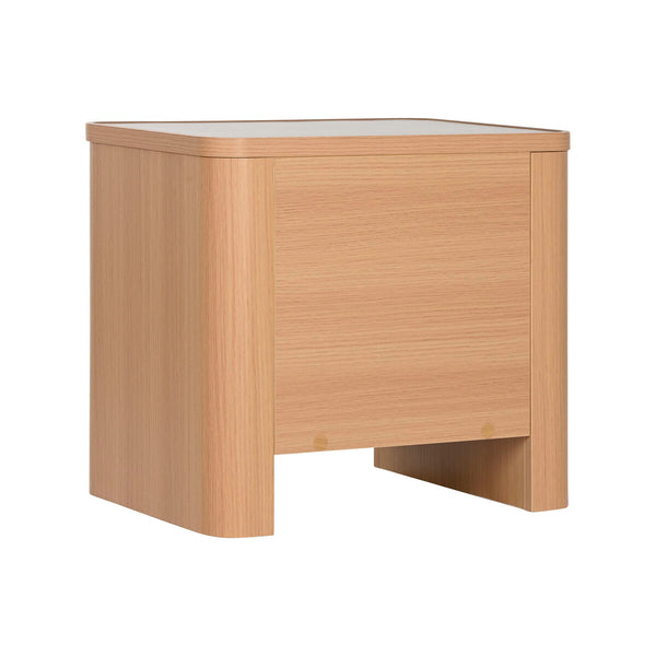 Nachttisch Home ESPRIT natürlich Hellgrau 56 X 40 X 51 cm