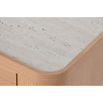 Nachttisch Home ESPRIT natürlich Hellgrau 56 X 40 X 51 cm