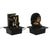 Gartenbrunnen Home ESPRIT Harz Buddha Orientalisch 21 x 19 x 27 cm (2 Stück)