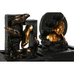 Gartenbrunnen Home ESPRIT Harz Buddha Orientalisch 21 x 19 x 27 cm (2 Stück)