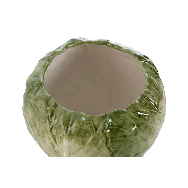 Schüssel Home ESPRIT grün Steingut 19,5 x 19,5 x 14 cm