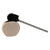 Toilettenbürste Home ESPRIT Grau Creme Harz Edelstahl 13,5 X 10 X 37 cm (2 Stück)