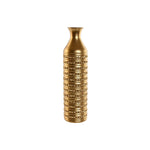 Vase Home ESPRIT Gold Metall Moderne 13 X 13 X 51,5 cm