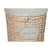 Korb für schmutzige Wäsche Home ESPRIT Creme korb Shabby Chic 45 x 45 x 55 cm 3 Stücke