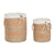 Korb-Set Home ESPRIT Creme natürlich Seegras (2 Stücke)