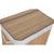 Korb für schmutzige Wäsche Home ESPRIT Weiß natürlich Bambus 140 L 60 x 40 x 60 cm