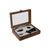 Weinzubehör-Set Home ESPRIT Schwarz natürlich Edelstahl Holz MDF 21 x 14,5 x 5,4 cm