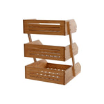 Obstschale Home ESPRIT natürlich Bambus 30 x 33 x 41 cm