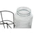 Wasserspender Home ESPRIT Schwarz Metall Silikon Kristall ABS 5 L 19,6 x 23,5 x 40,5 cm