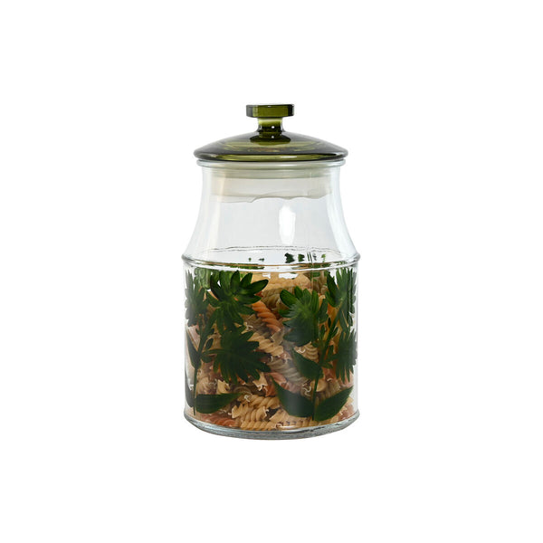 Set mit 3 Kanistern Home ESPRIT grün Kristall 1,2 L 3 Stücke