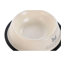 Futternapf für Hunde Home ESPRIT Beige Gummi Metall 200 ml 600 ml 700 ml 1 L 29 X 29 X 6,5 cm