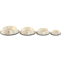Futternapf für Hunde Home ESPRIT Beige Gummi Metall 200 ml 600 ml 700 ml 1 L 29 X 29 X 6,5 cm