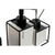 Badezimmer Set Home ESPRIT Weiß Schwarz Metall Dolomite 14,5 x 8 x 17 cm 2 Stücke (2 Stück)