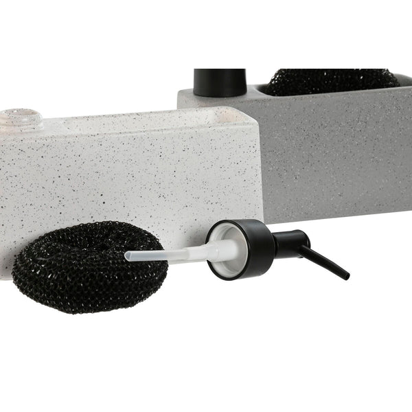 Seifenschale Home ESPRIT Weiß Grau ABS Dolomite (2 Stück)